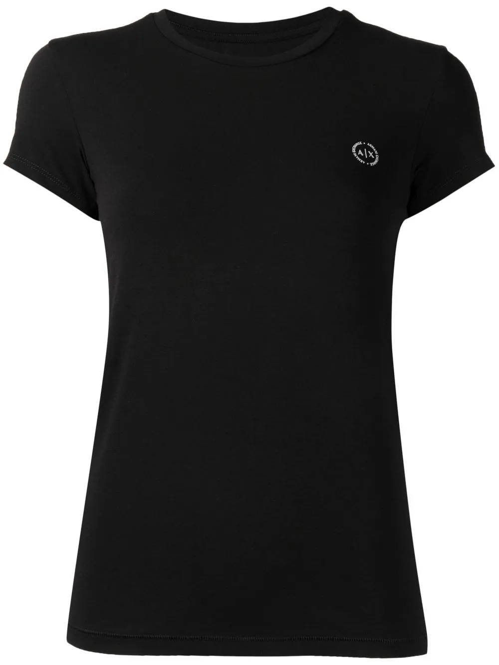 

Armani Exchange playera con parche del logo - Negro