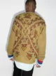 Iroquois geometric-pattern V-neck cardigan