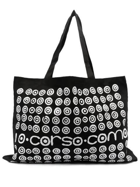 10 CORSO COMO Bolsa tote com estampa de logo