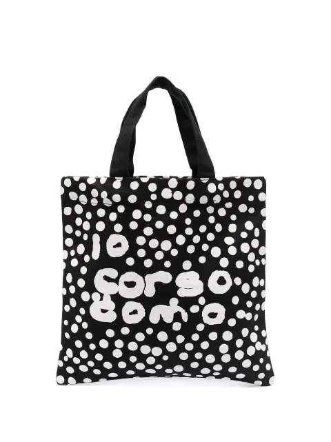 10 CORSO COMO logo polka-dot print mini tote bag