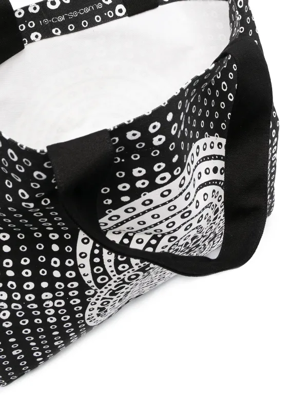 10 CORSO COMO Graphic Print Tote Bag | Black | FARFETCH