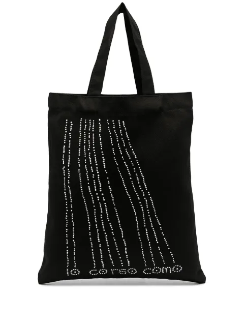10 CORSO COMO logo print cotton tote