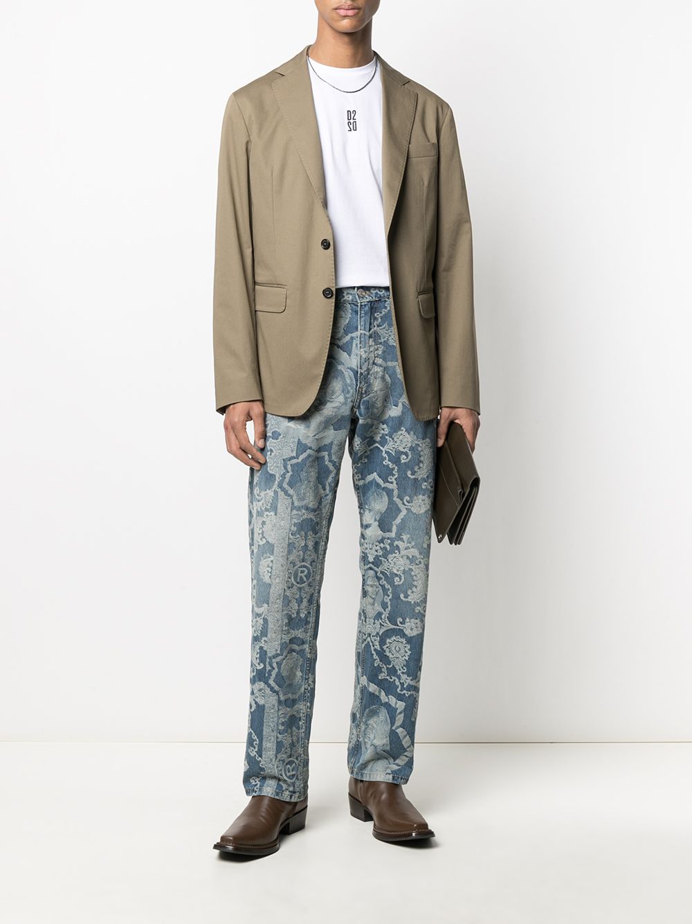 Dsquared2 Blazer met knopen aan voorkant - Groen