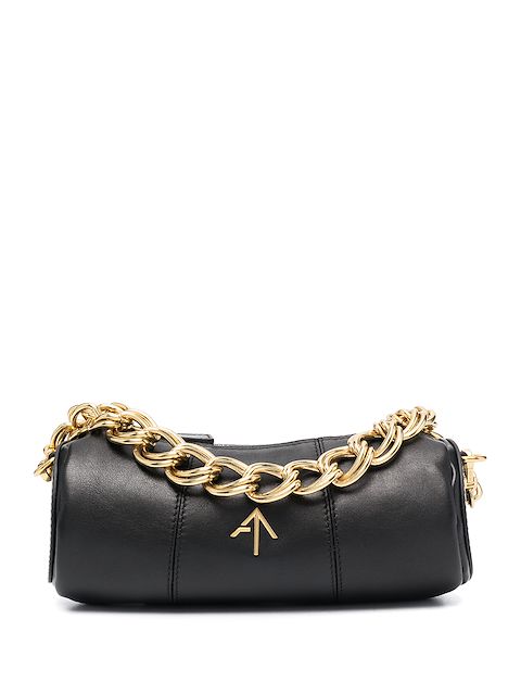 Manu Atelier Cylinder leather shoulder bag 