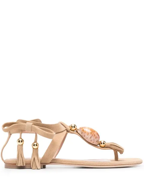 Alberta Ferretti sandalias con borla