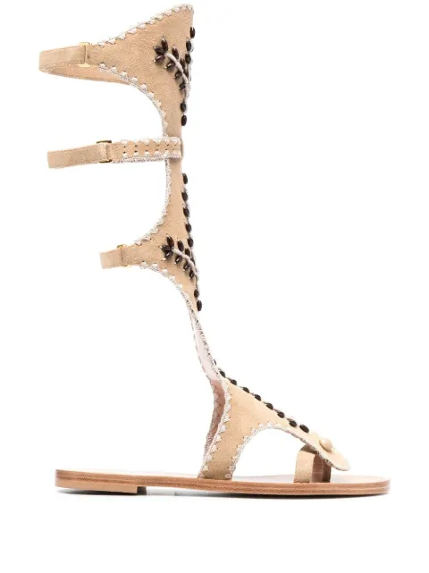 Alberta Ferretti Sandali modello gladiatore