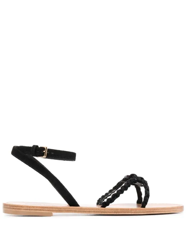 woven strap sandals