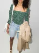 Image 2 of Reformation Olio floral-print top