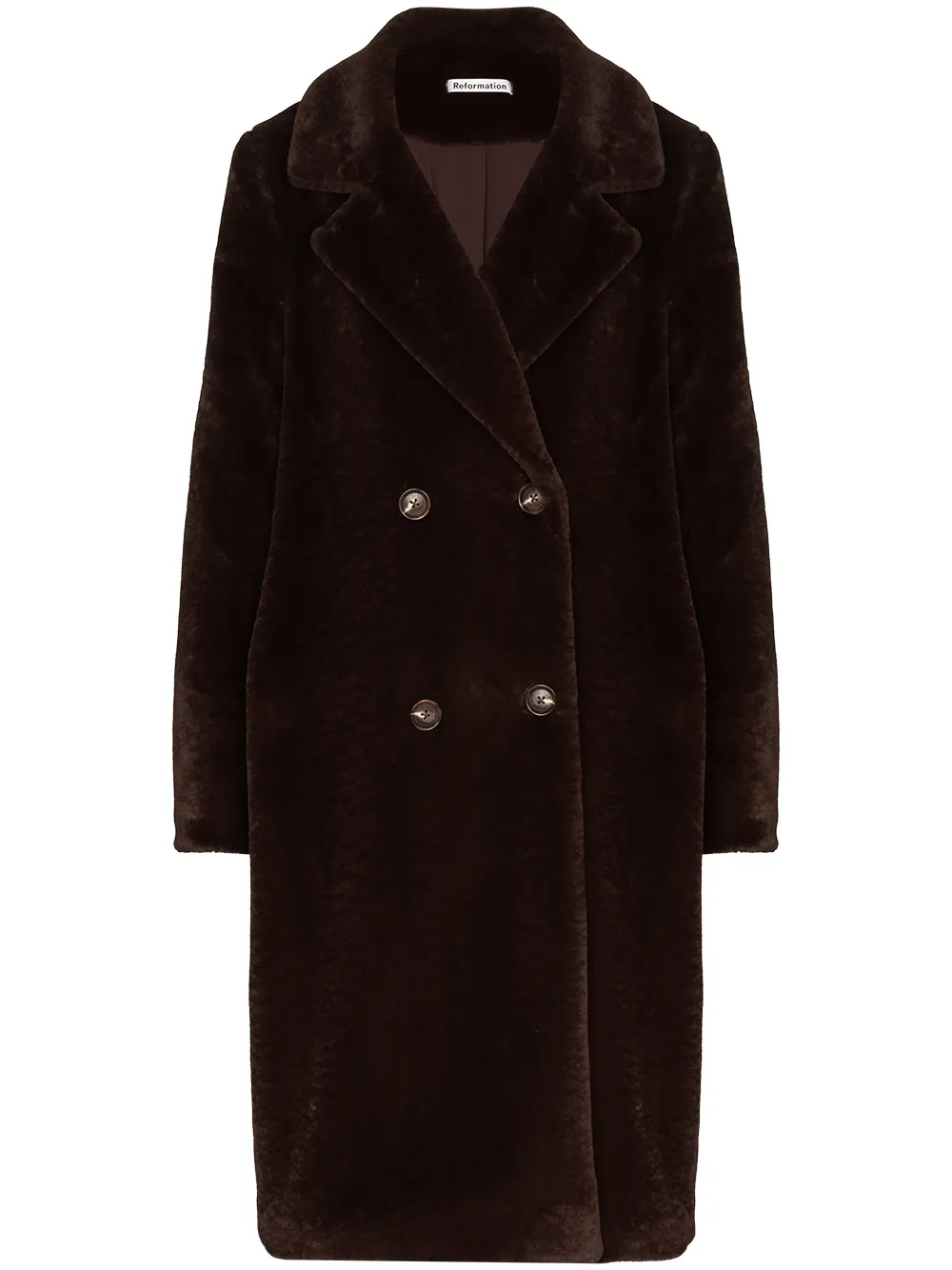 reformation hank coat