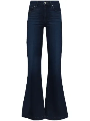 Bottom flare jeans clearance