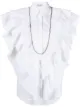 Image 1 of Brunello Cucinelli ruffle-detail short-sleeve blouse