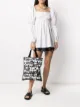 Image 2 of 10 CORSO COMO logo polka-dot print tote bag