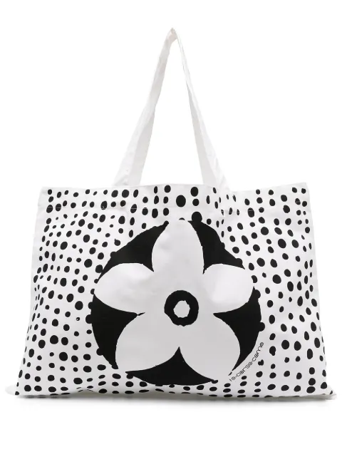 10 CORSO COMO floral polka-dot print tote bag