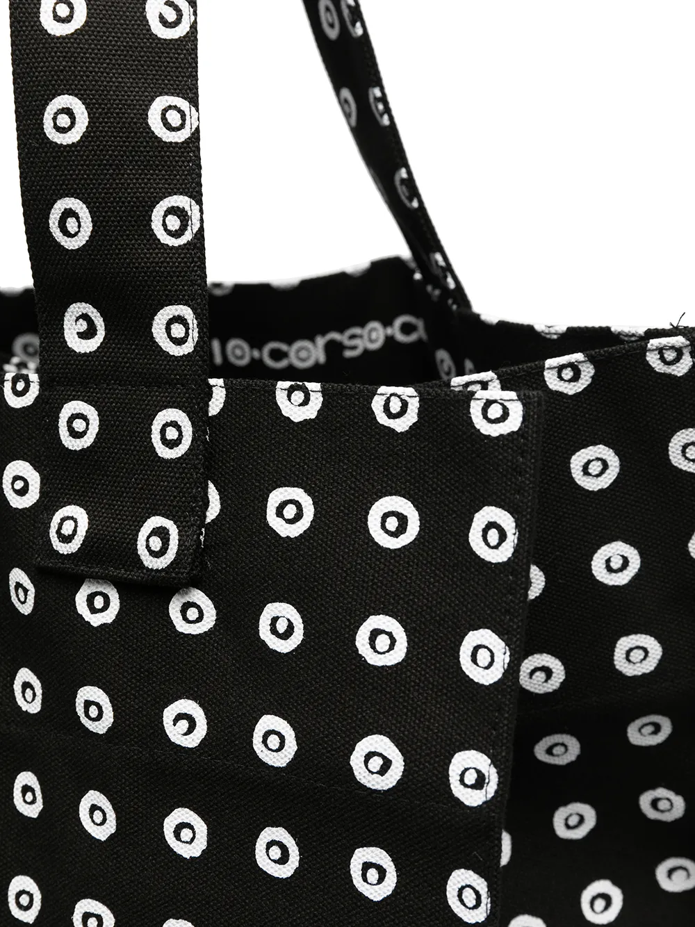 10 CORSO COMO Spot Print Cotton Tote - Farfetch