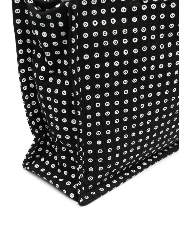 10 CORSO COMO Polka Dot Print Tote Bag | Black | FARFETCH