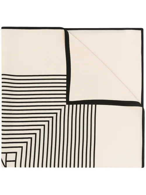 Foulard à rayures - TOTEME - Modalova