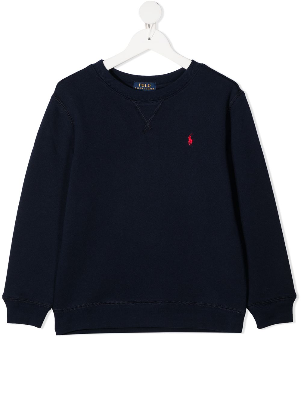 

Ralph Lauren Kids sudadera con logo bordado - Azul