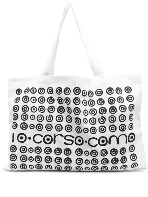 10 CORSO COMO two-tone tote bag