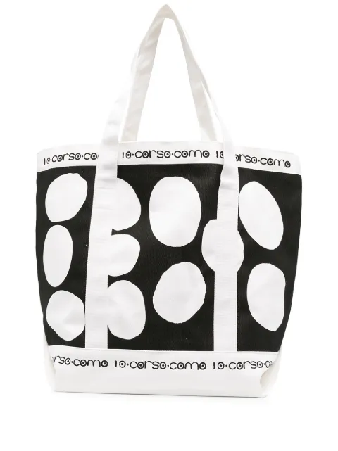 10 CORSO COMO 印花托特包