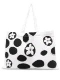 10 CORSO COMO floral polka-dot print tote bag - White