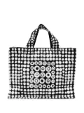 10 CORSO COMO motif print zip tote bag - Black