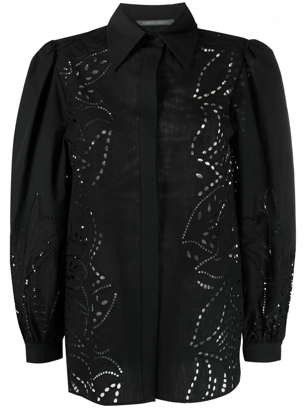 Alberta Ferretti broderie anglaise shirt - White