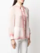 Alberta Ferretti gradient-effect silk shirt
