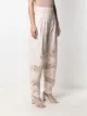Alberta Ferretti brocade embellished tapered trousers