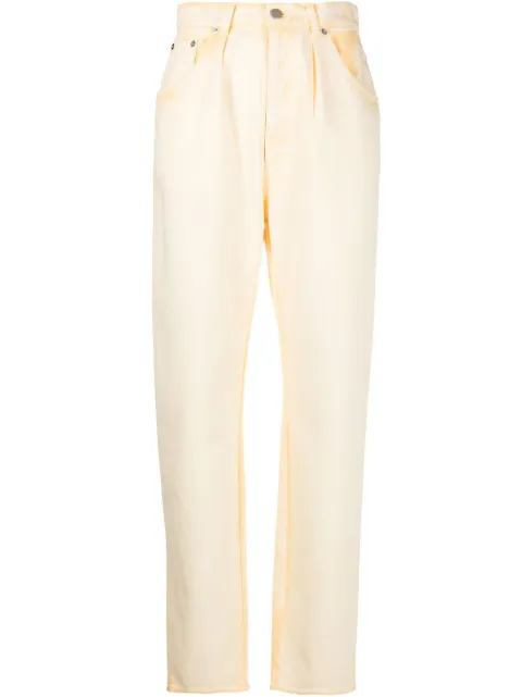 Alberta Ferretti faded tapered jeans