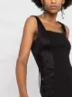 Alberta Ferretti contrast-panel mini dress