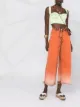 Imagen 2 de Alberta Ferretti top de mezclilla corto