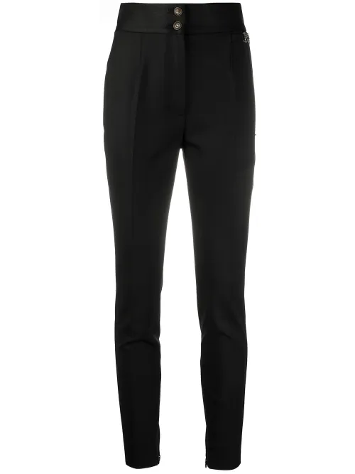 Pantalon skinny à plaque logo - Dolce & Gabbana - Modalova