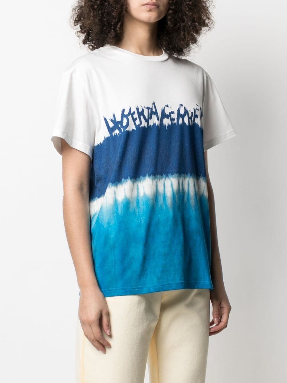 Shop Alberta Ferretti I Love Summer T-shirt In Blue