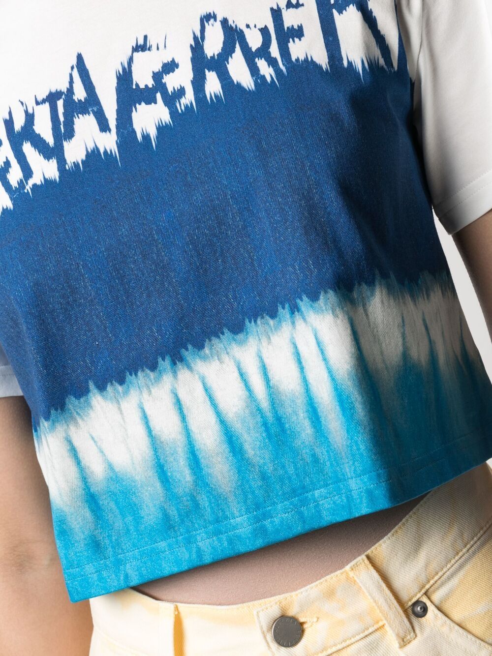 фото Alberta ferretti укороченная футболка i love summer
