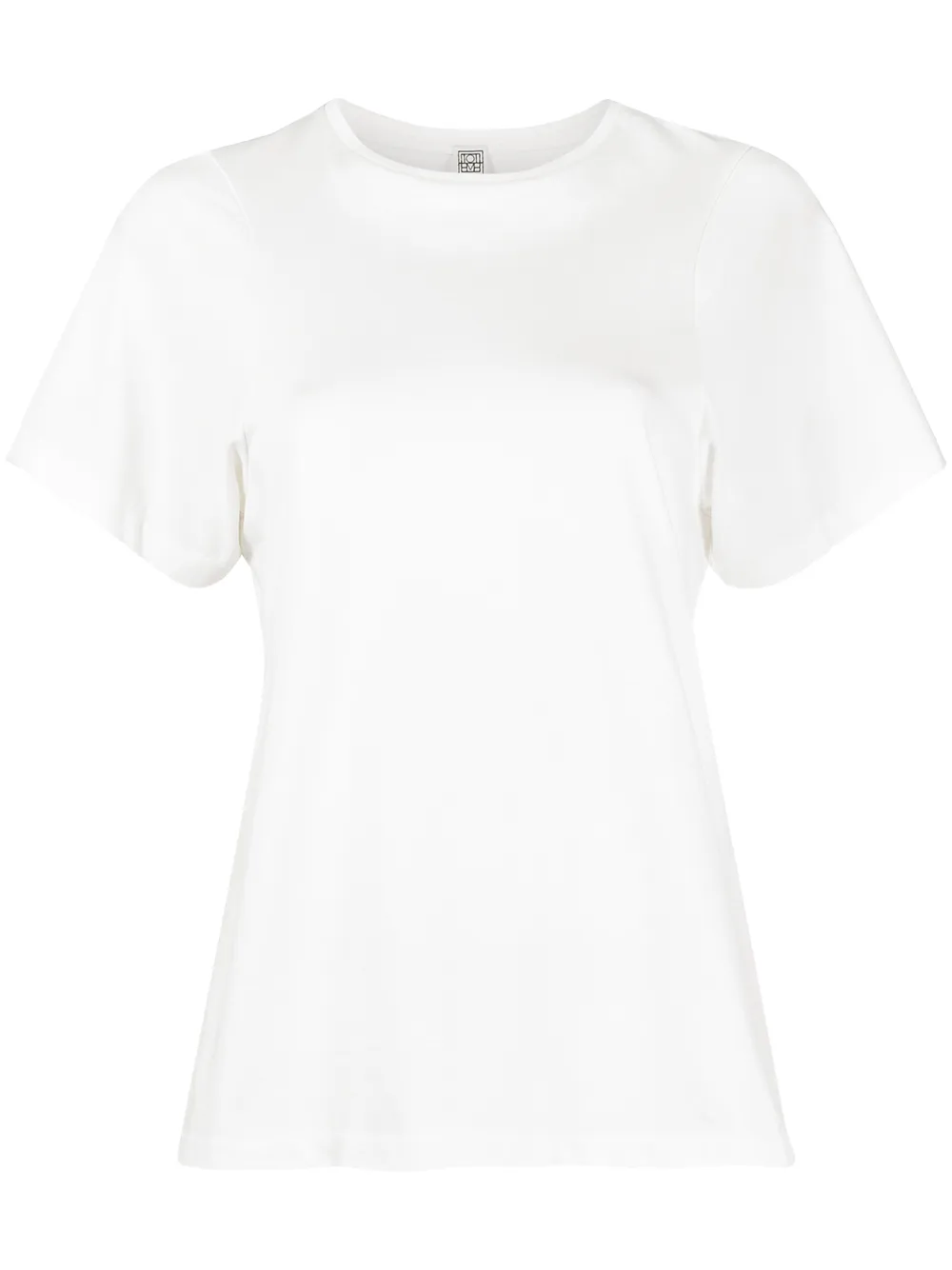 Shop Totême Short Sleeved T-shirt In White