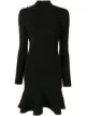 Image 1 of Veronica Beard ribbed-knit flared hem dress