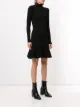 Veronica Beard ribbed-knit flared hem dress