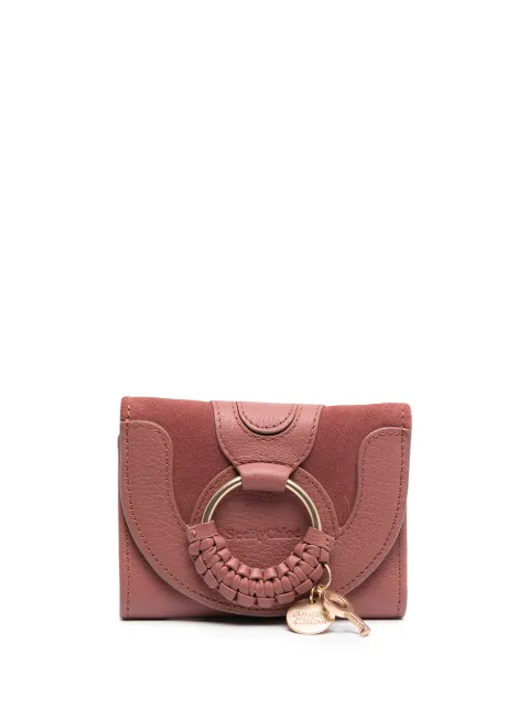 Click to view more detailed imagery on our partner's website See By Chloé Hana Leather & Suede Compact Wallet In Brown