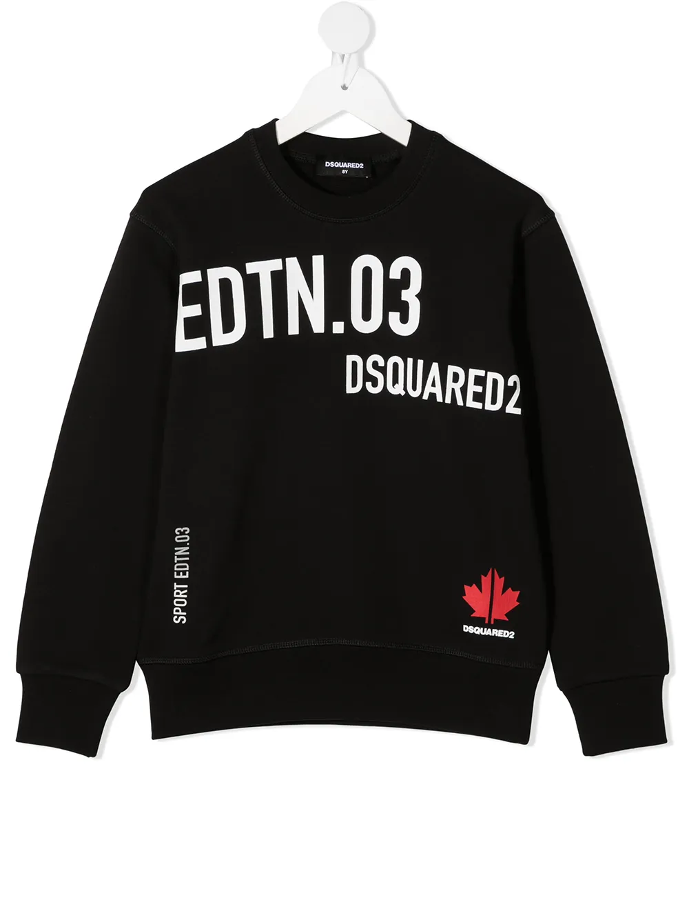 

Dsquared2 Kids multi-logo print sweatshirt - Black