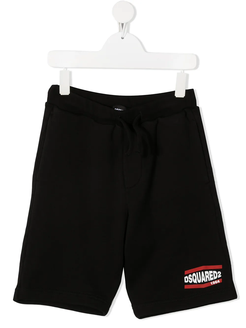 

Dsquared2 Kids shorts deportivos con logo estampado - Negro