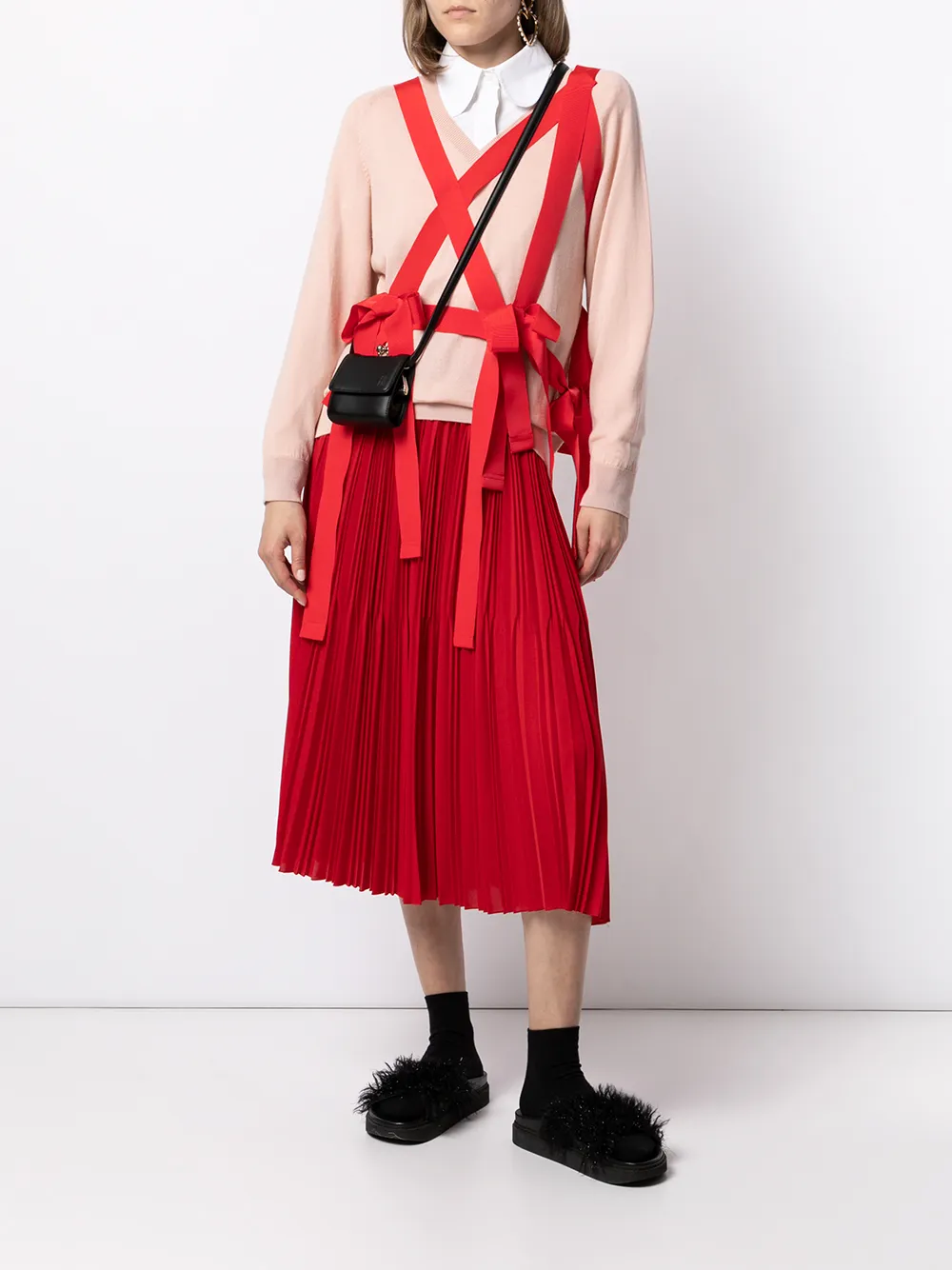 Image 2 of Simone Rocha logo leather purse
