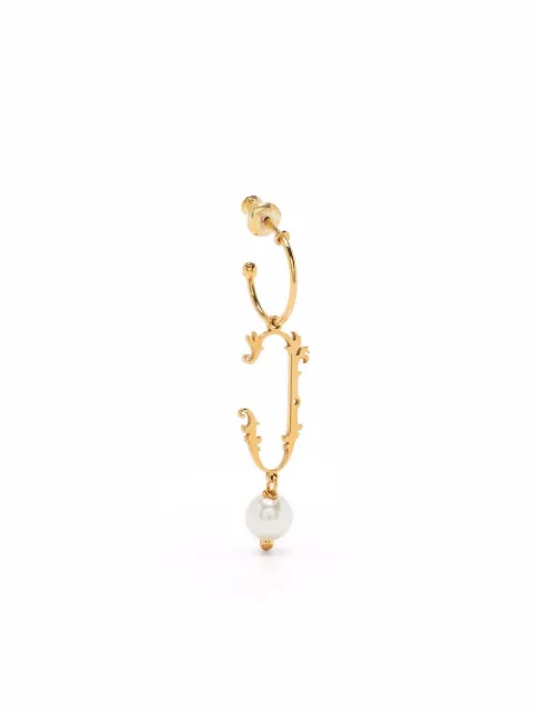 Simone Rocha J initial-pendant single earring