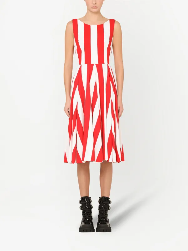 Dolce gabbana shop striped dress