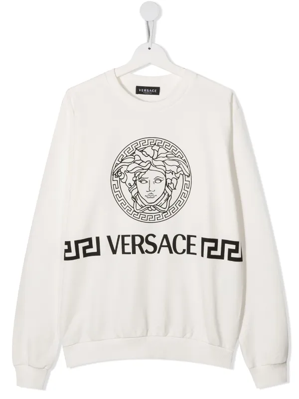 versace white sweatshirt