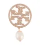 Image 1 of Tory Burch pearl-detailed stud-embellished pin