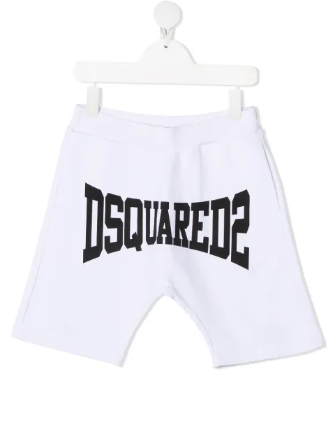 DSQUARED2 KIDS shorts deportivos con logo estampado