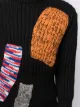 Raf Simons patchwork knitted sweater