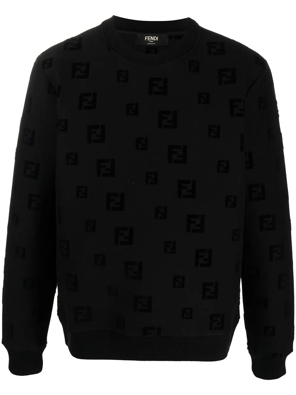 FF-motif chenille sweatshirt | Fendi 