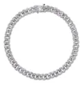 SHAY 18K white gold and diamond pavé bracelet - Silver