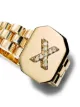 SHAY 18kt yellow gold and diamond signet ring